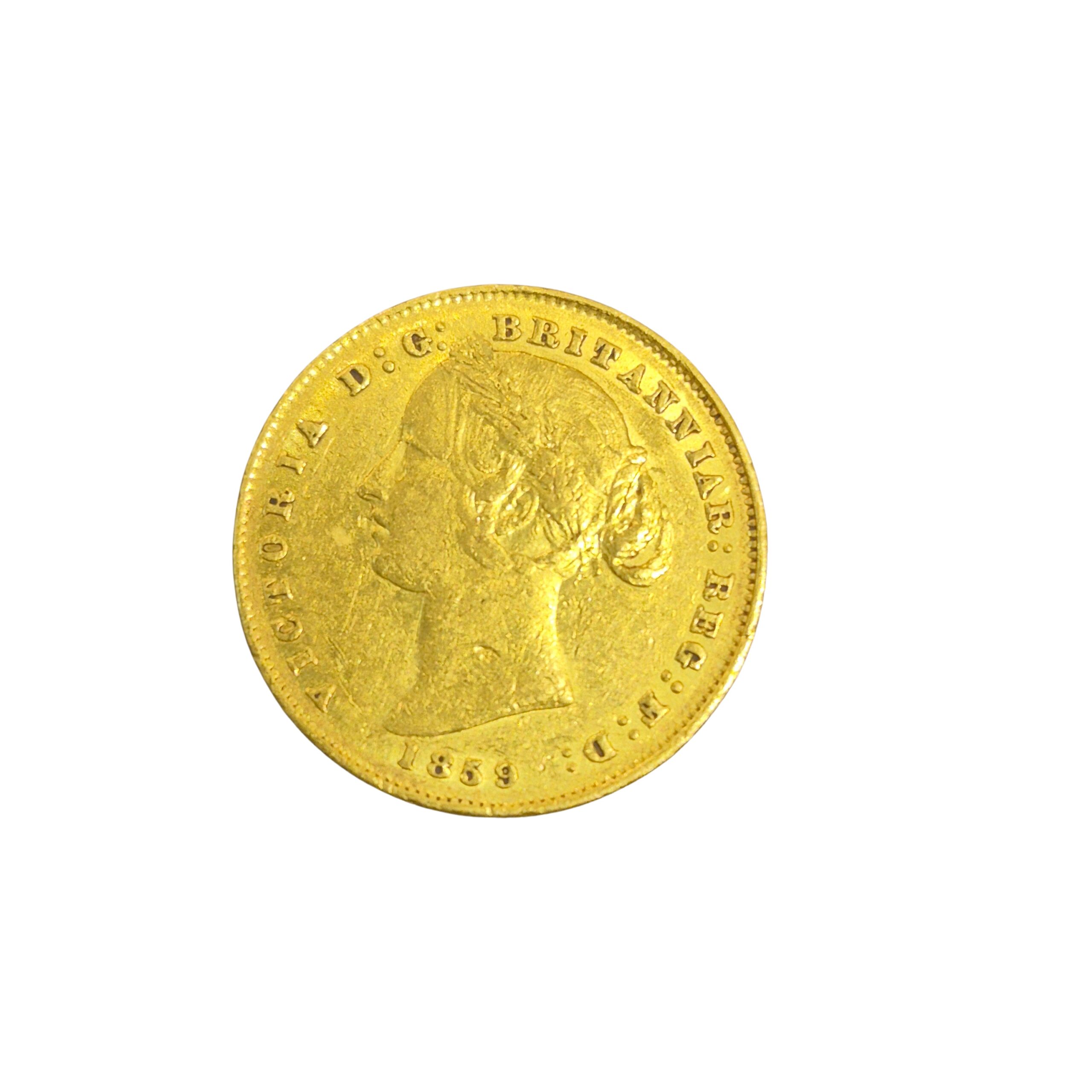 1859 Sydney Mint Australia Full Sovereign Gold Coin | Biggold